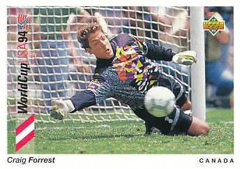 Craig Forrest Canada Upper Deck World Cup 1994 Preview Eng/Spa #57